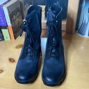 Sorel Phoenix Navy Combat Boots